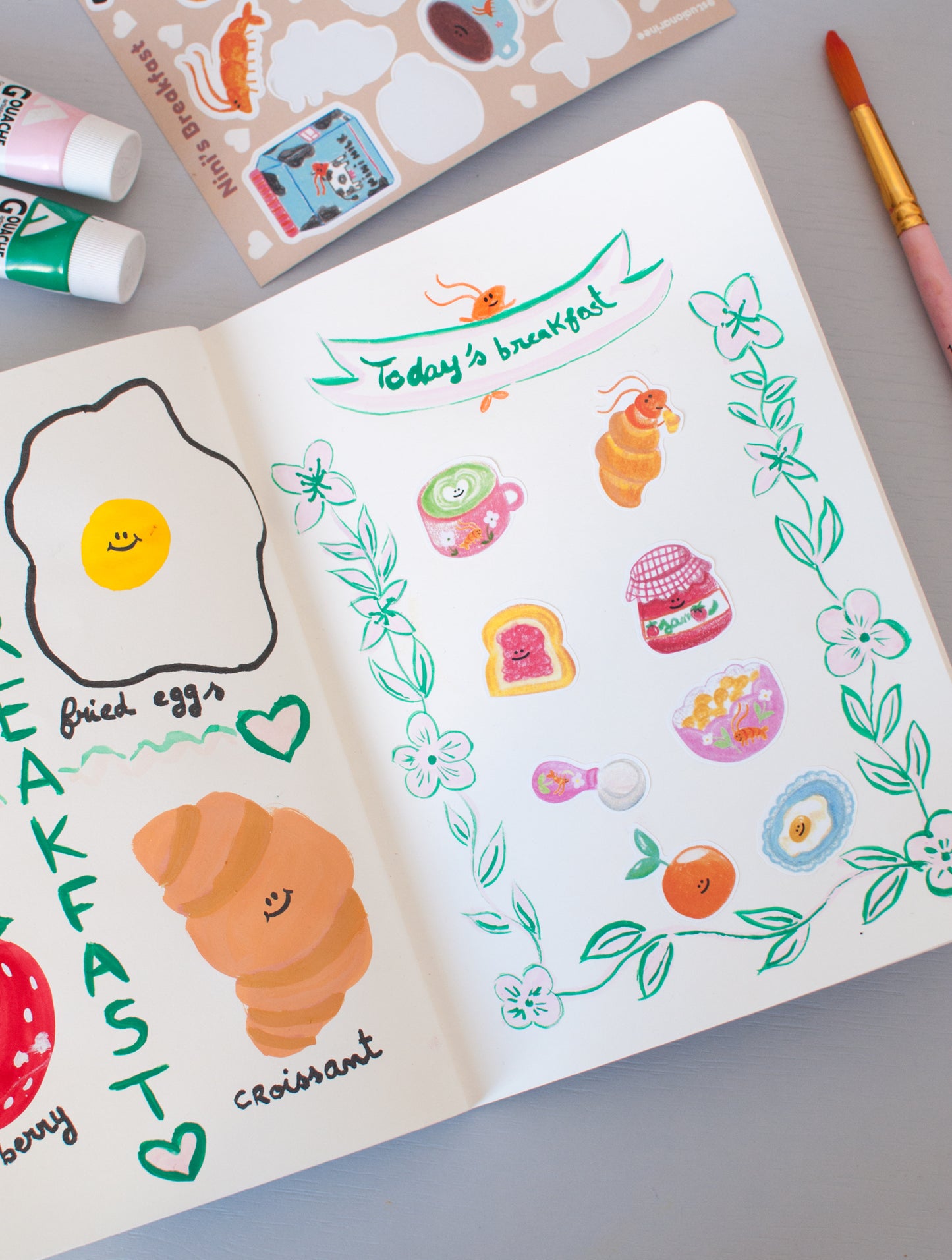 The Breakfast Club - Planche de stickers A6