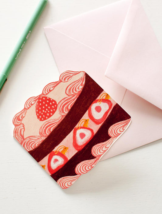 Chocolate Cake - Carte d'anniversaire