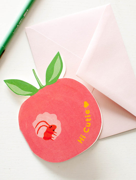 Apple- Carte à mots doux