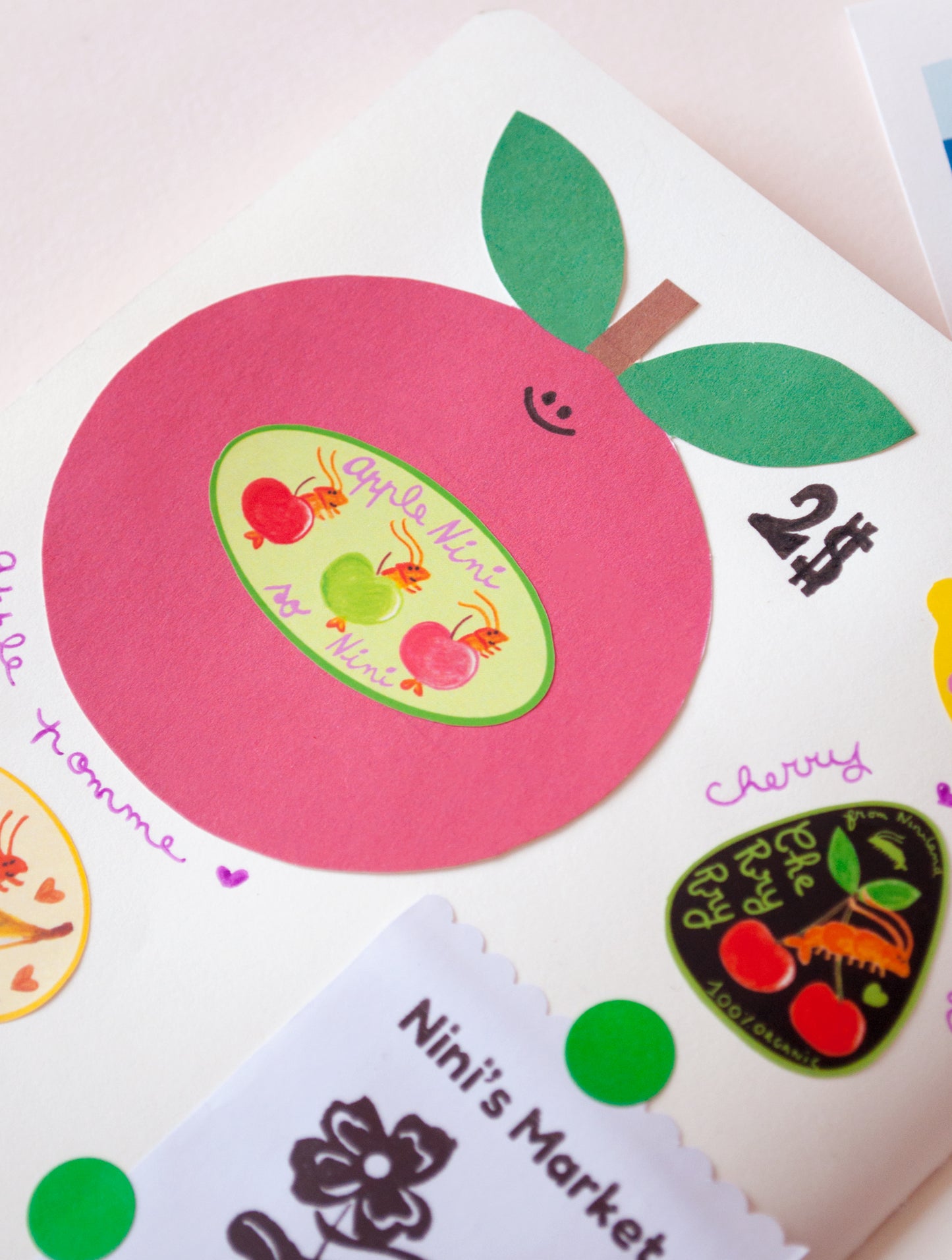 Fruit Labels– Planche de stickers A6