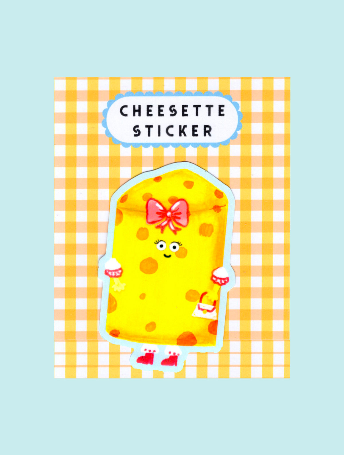 Cheesette Fromage – Sticker Individuel