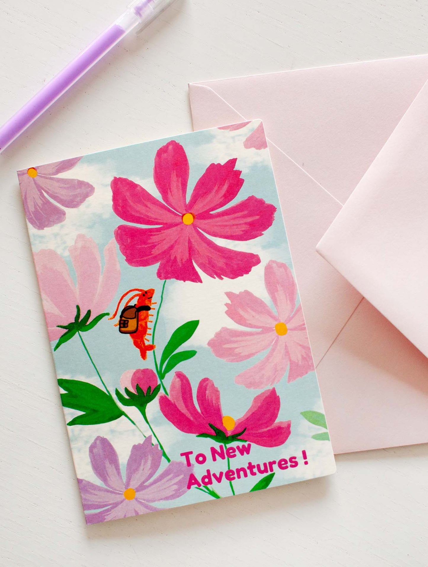 New Adventures - Carte d'encouragement