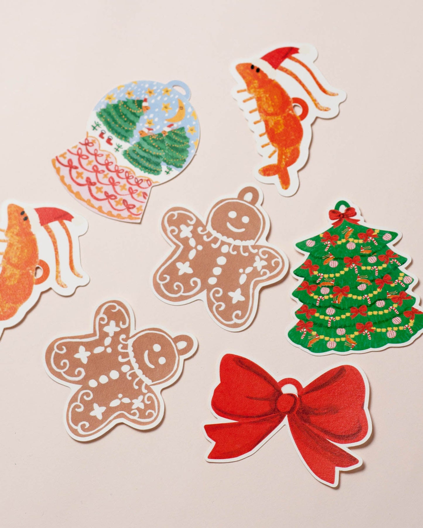 Christmas gift tags - Set of 8