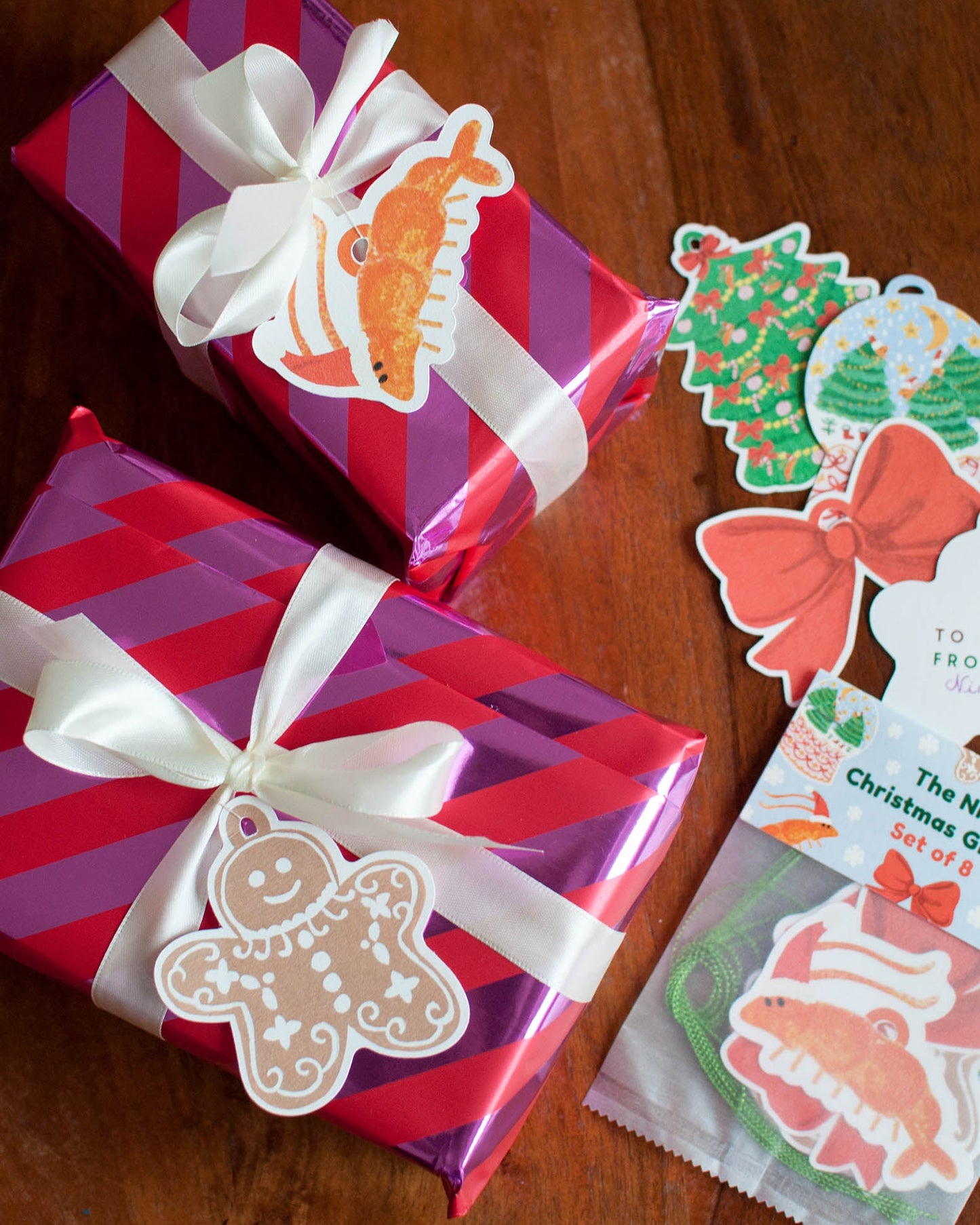 Christmas gift tags - Set of 8