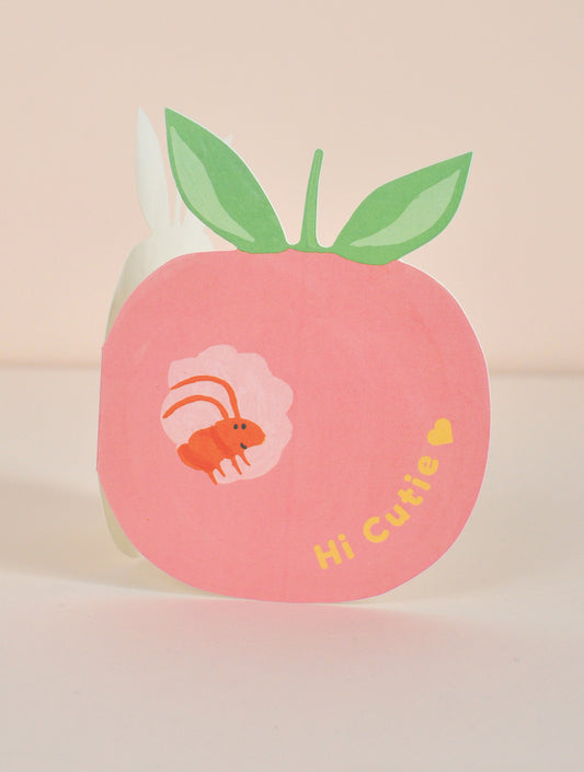 Apple- Carte à mots doux