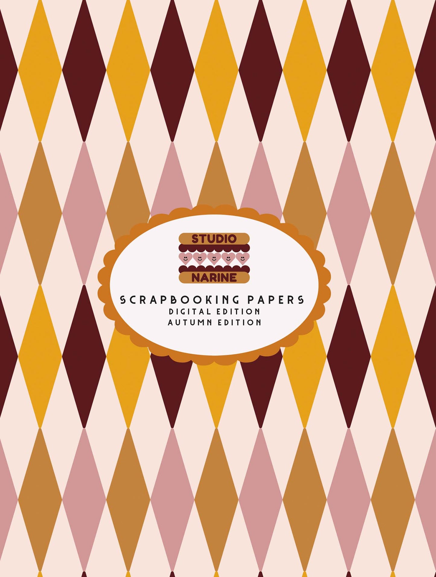 Scrapbooking Papers- Autumn Edition- 20 A4 sheets- Reading-to-print PDF