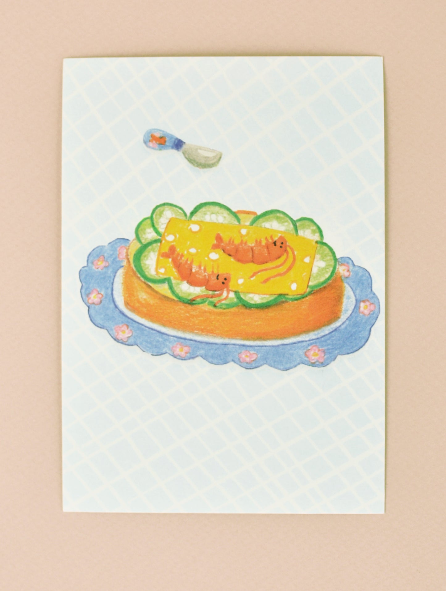 Cheesy Toast - Carte Postale