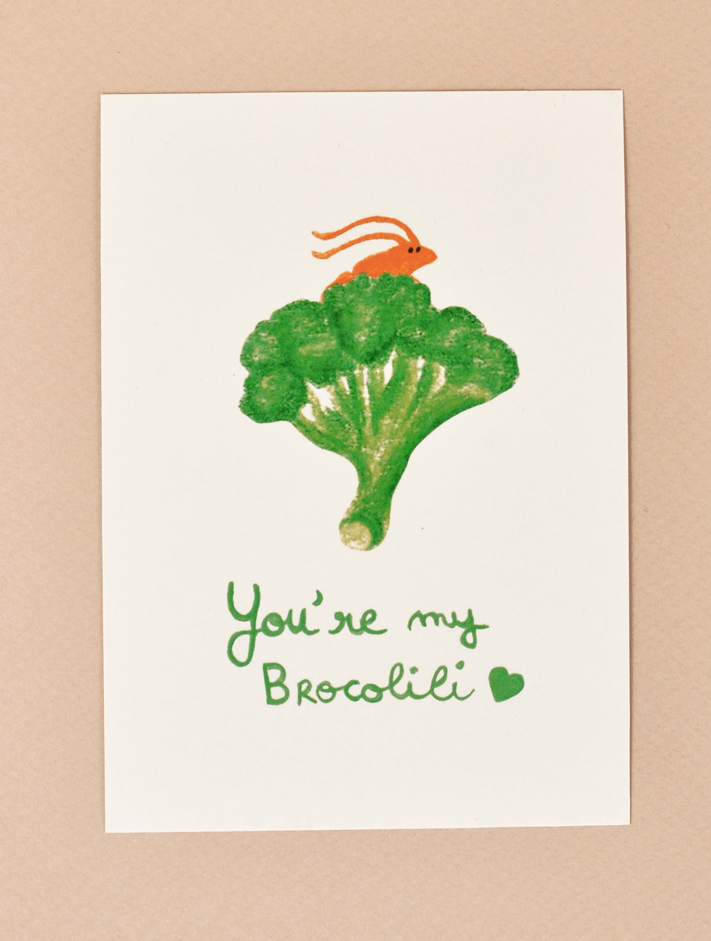 Brocoli- Carte Postale