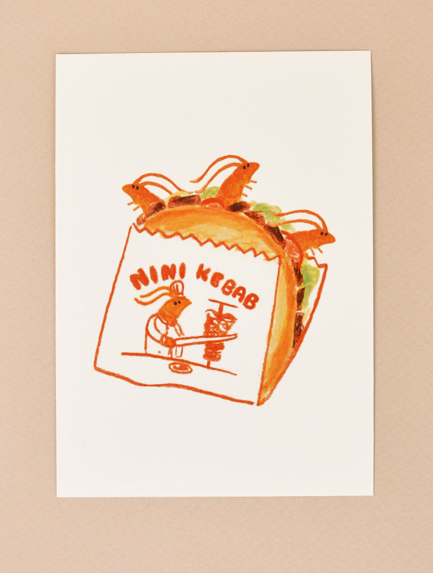 Kebab - Carte Postale