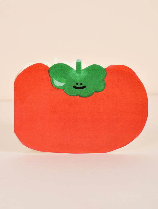 Tomato - Die-cut Greeting Card