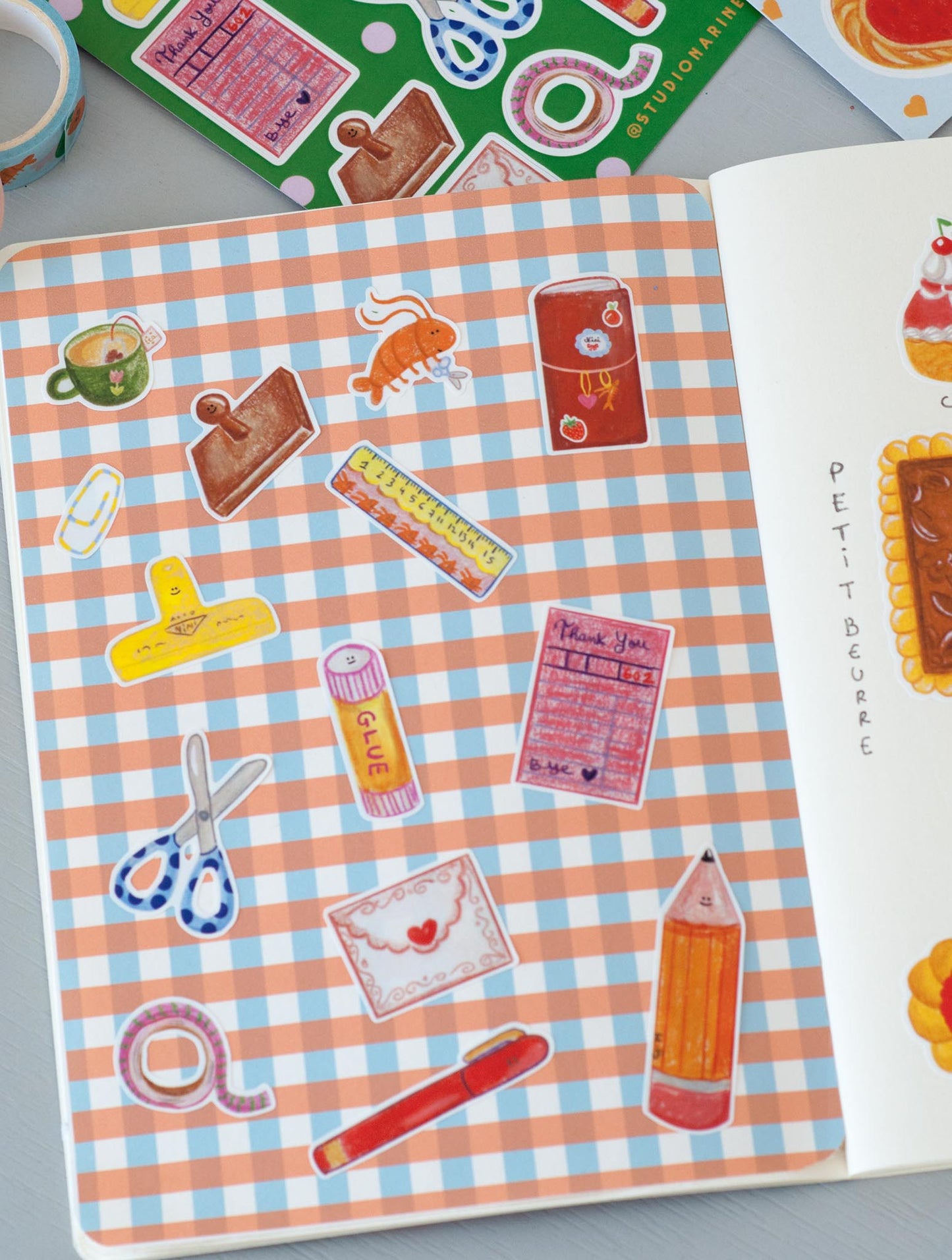 Crafty Time !  Planche de stickers A6